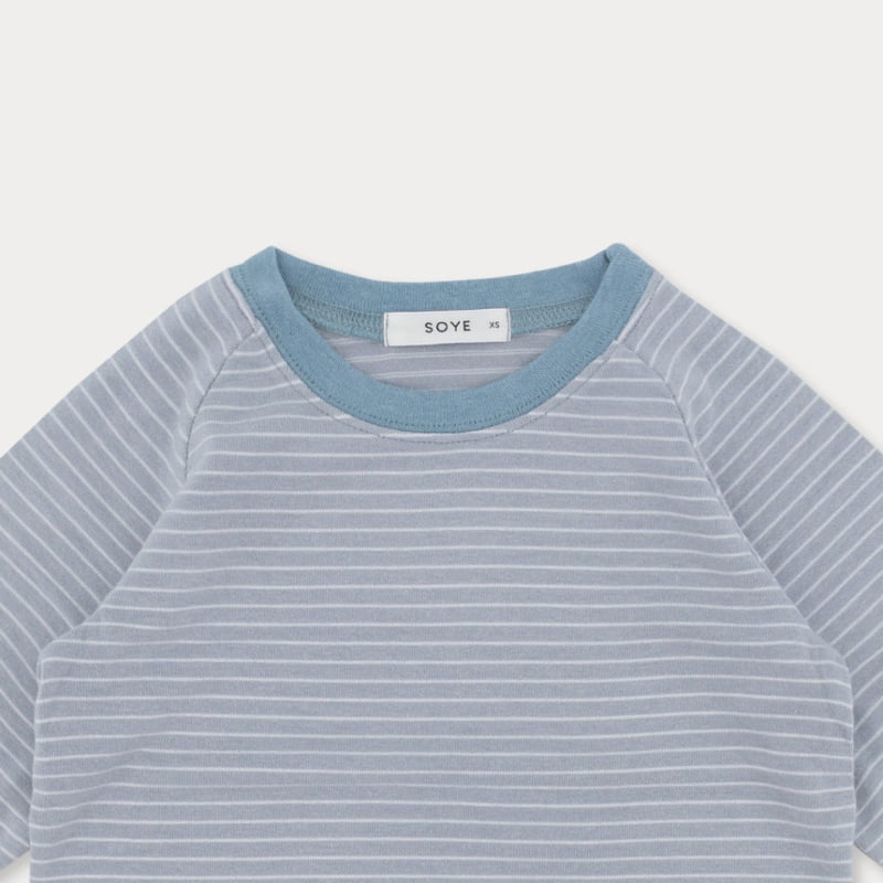Soye - Korean Children Fashion - #childofig - Pompom Stripe Tee - 10