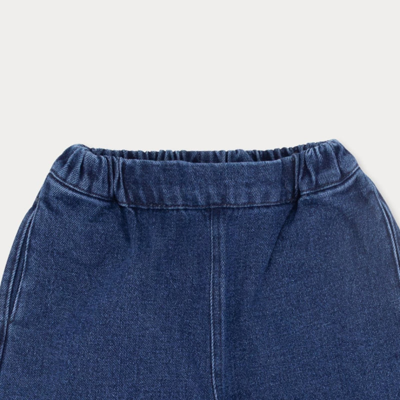 Soye - Korean Children Fashion - #designkidswear - Denim Brush Fleece Pants - 10