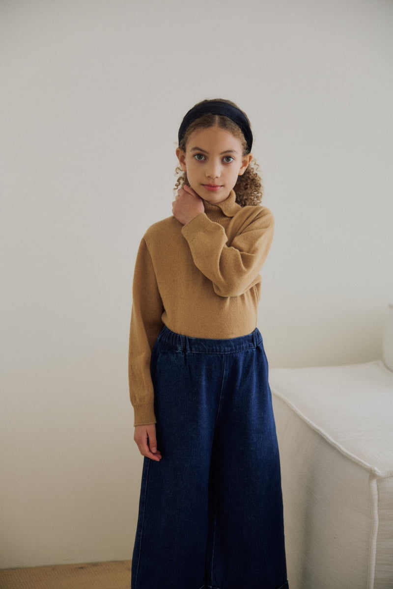 Soye - Korean Children Fashion - #designkidswear - Holga Cashmere Turtleneck Tee - 2