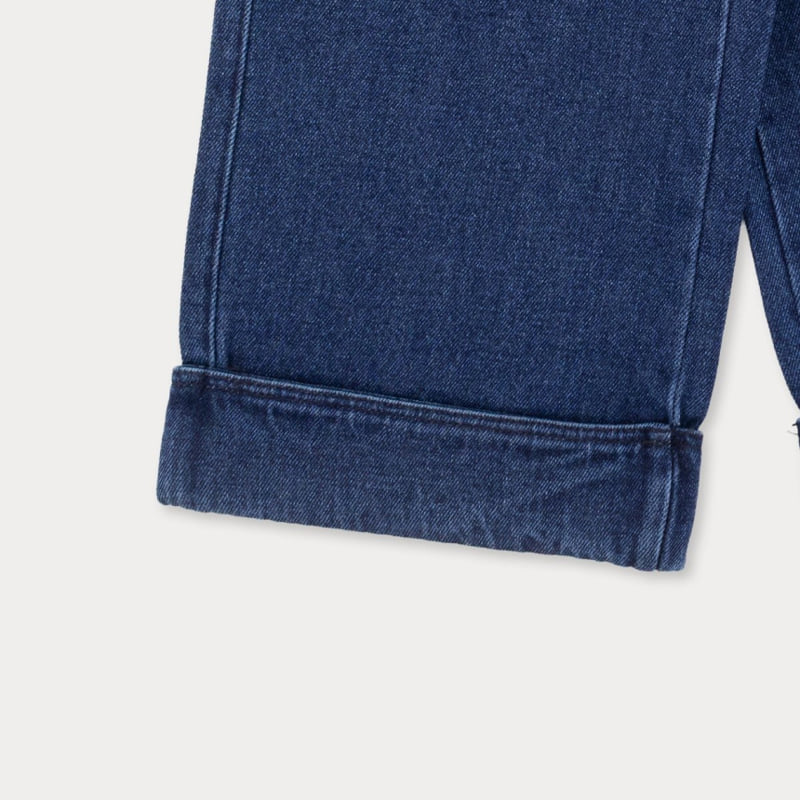 Soye - Korean Children Fashion - #discoveringself - Denim Brush Fleece Pants - 11