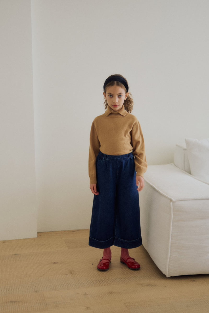 Soye - Korean Children Fashion - #magicofchildhood - Denim Brush Fleece Pants - 2