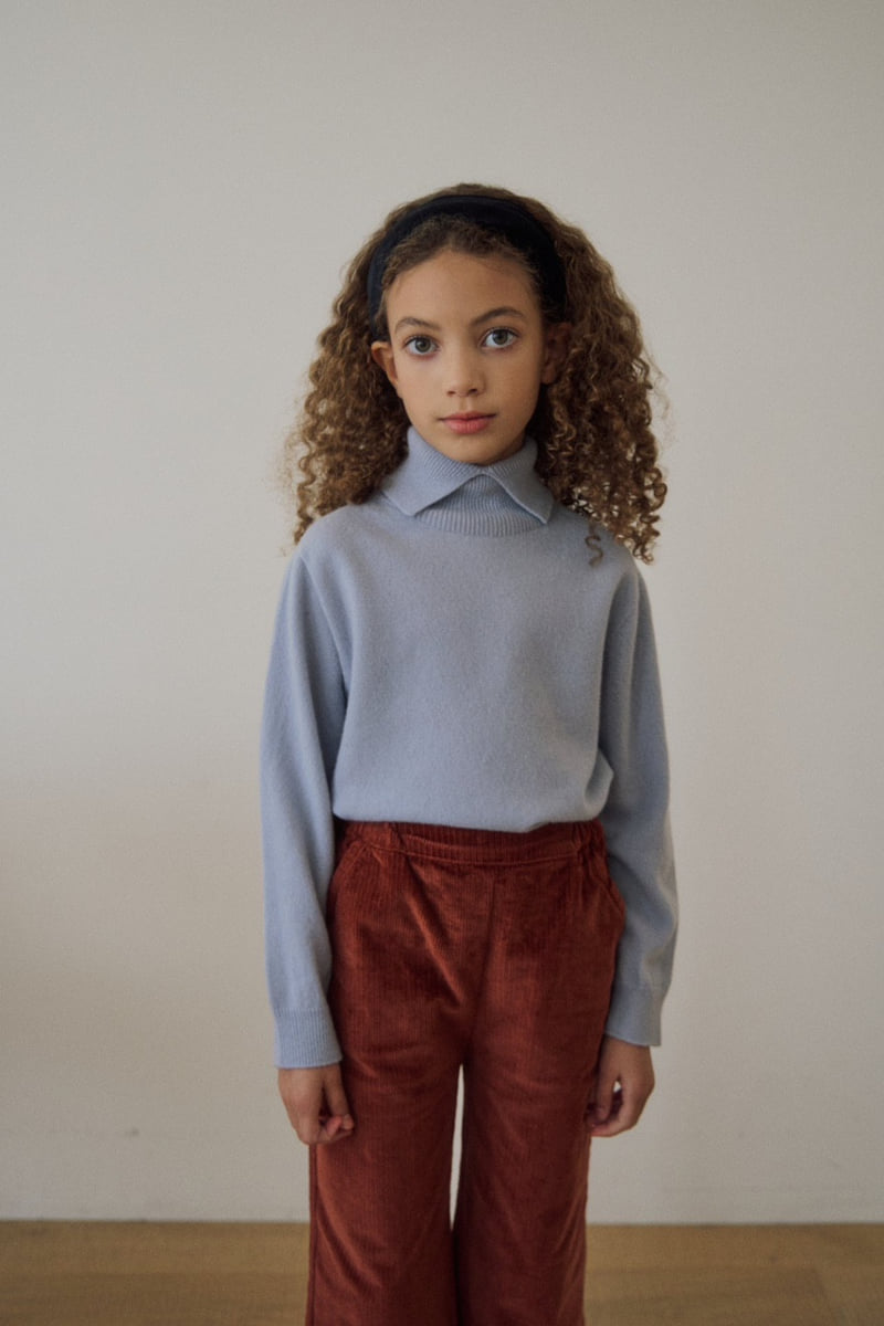 Soye - Korean Children Fashion - #magicofchildhood - Holga Cashmere Turtleneck Tee - 10