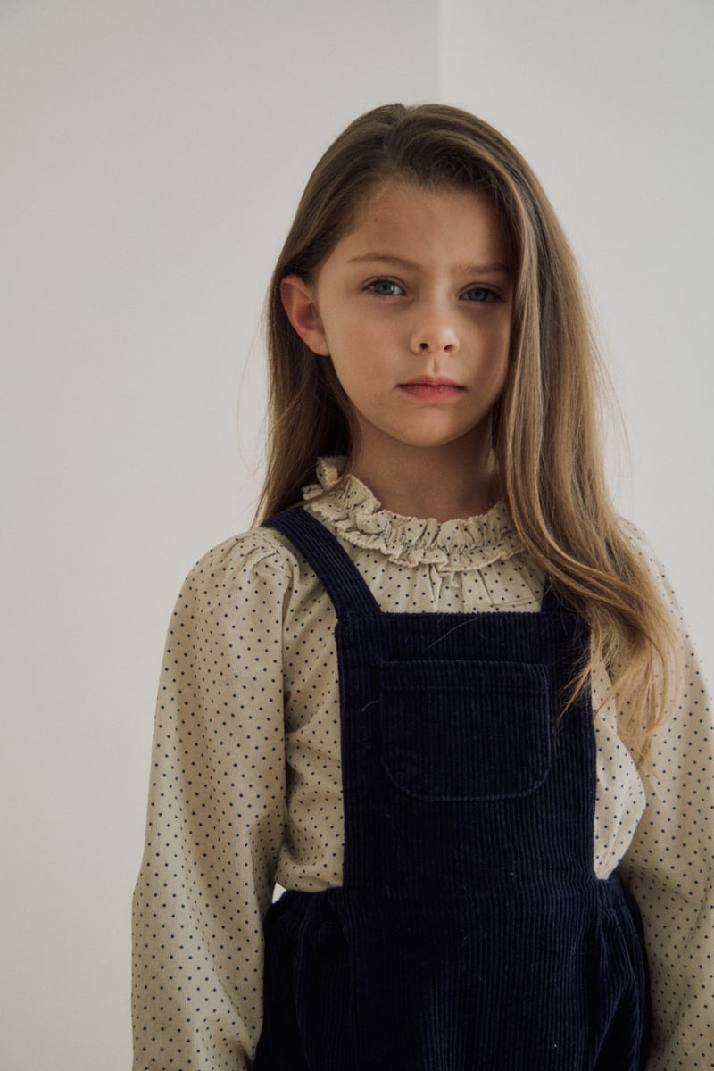 Soye - Korean Children Fashion - #magicofchildhood - Dot Ripple Blouse - 4
