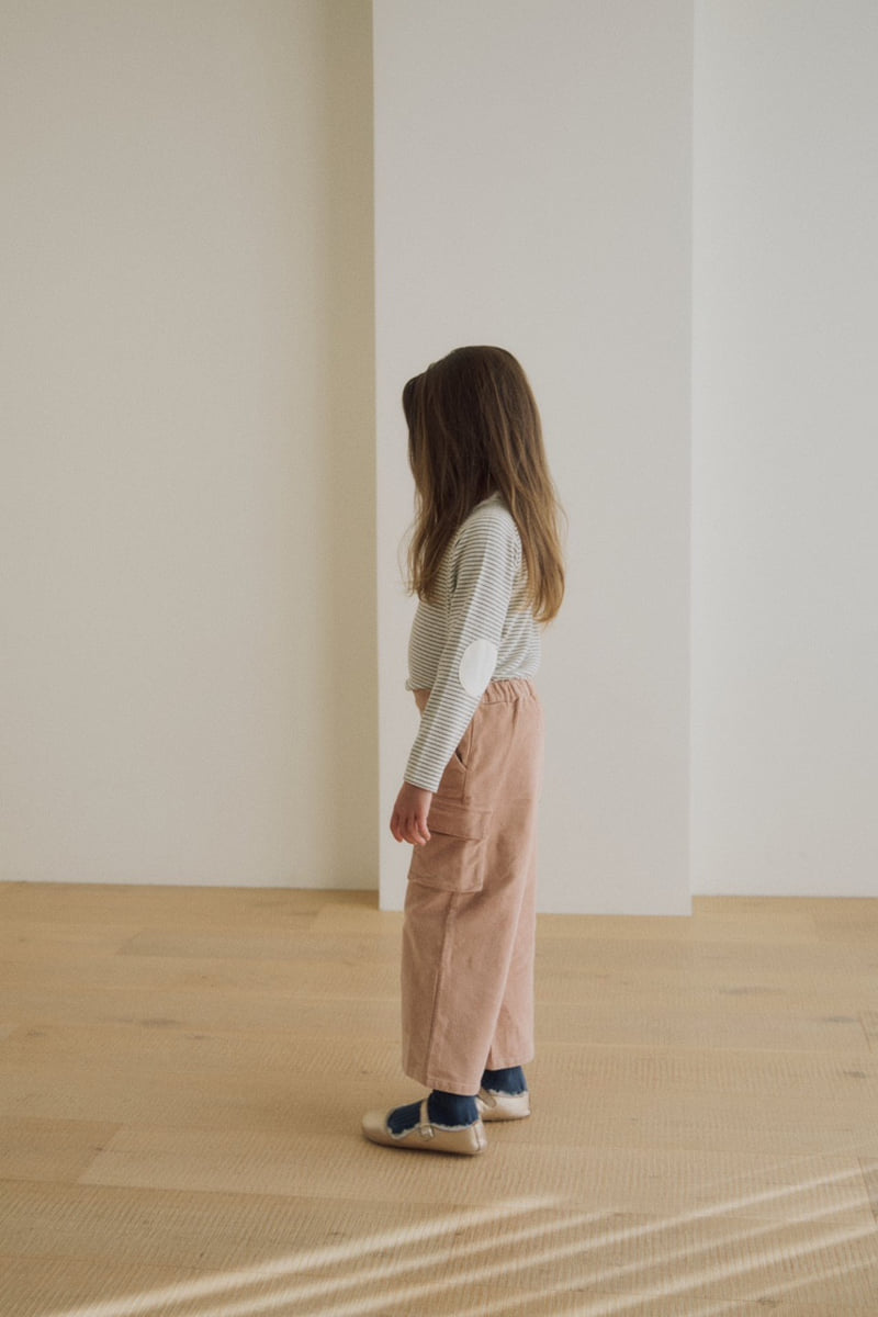 Soye - Korean Children Fashion - #minifashionista - Pompom Stripe Tee - 5
