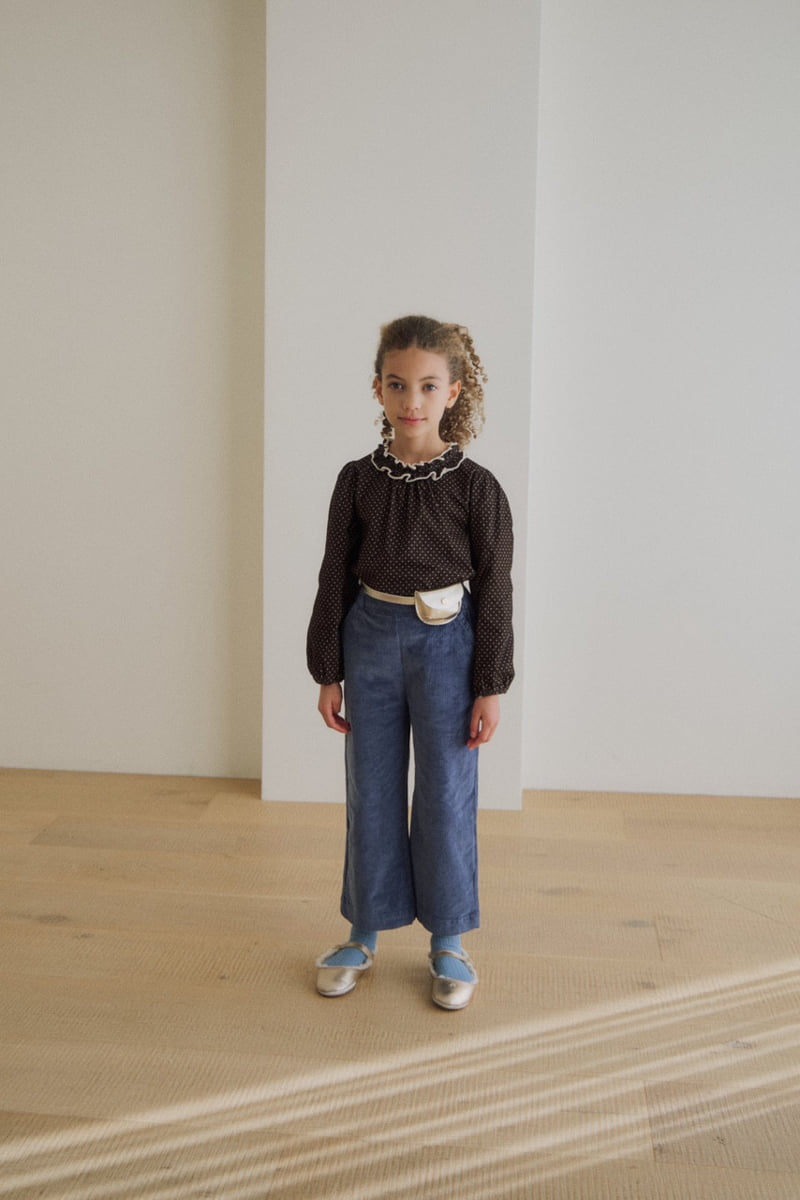 Soye - Korean Children Fashion - #prettylittlegirls - Dot Ripple Blouse - 5
