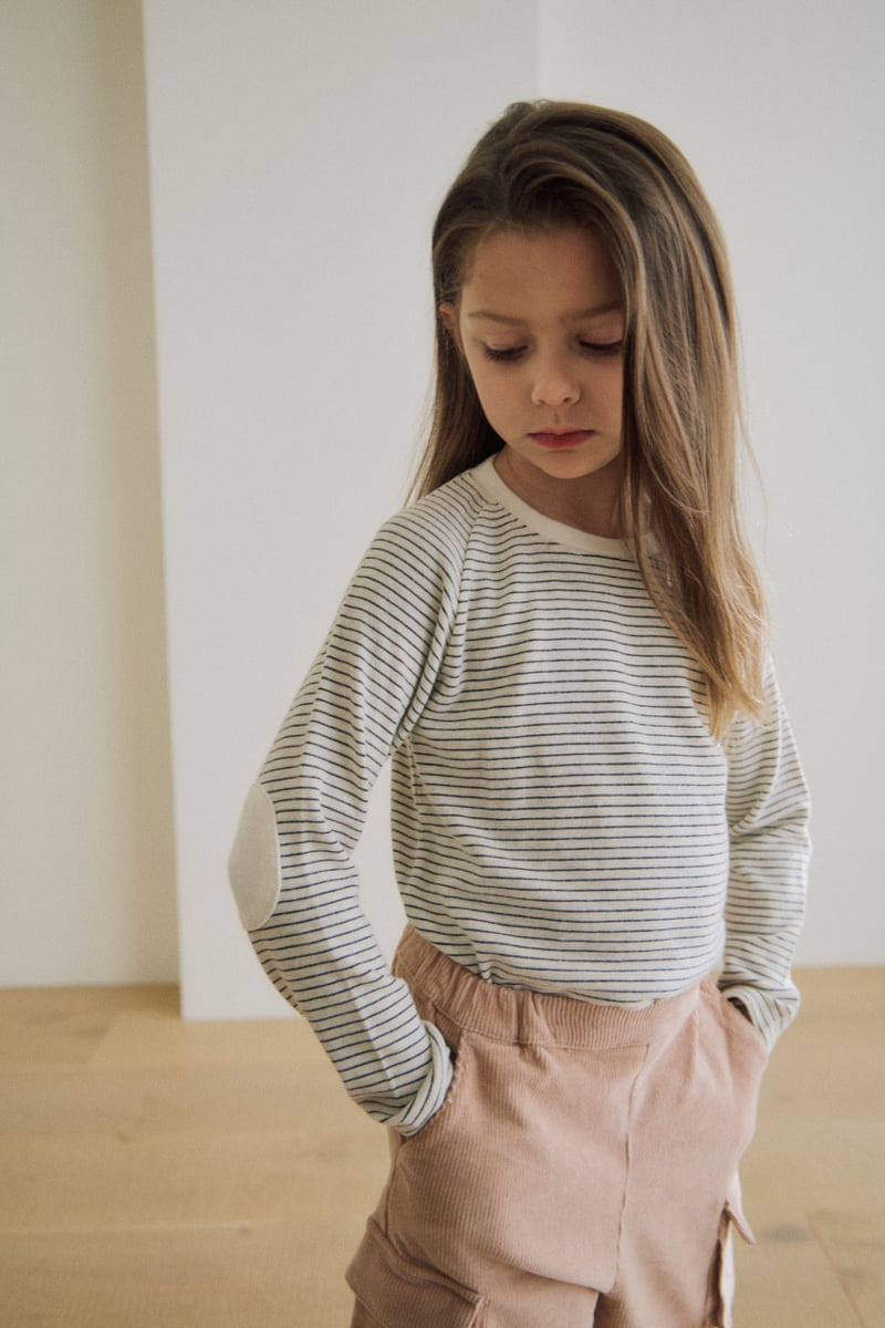 Soye - Korean Children Fashion - #prettylittlegirls - Pompom Stripe Tee - 6