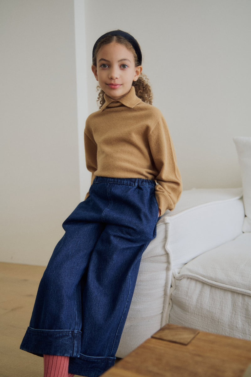 Soye - Korean Children Fashion - #stylishchildhood - Denim Brush Fleece Pants - 7