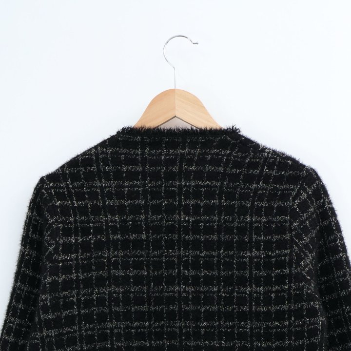 The Fine.b - Korean Women Fashion - #womensfashion - Tweed Knit Jacket - 4