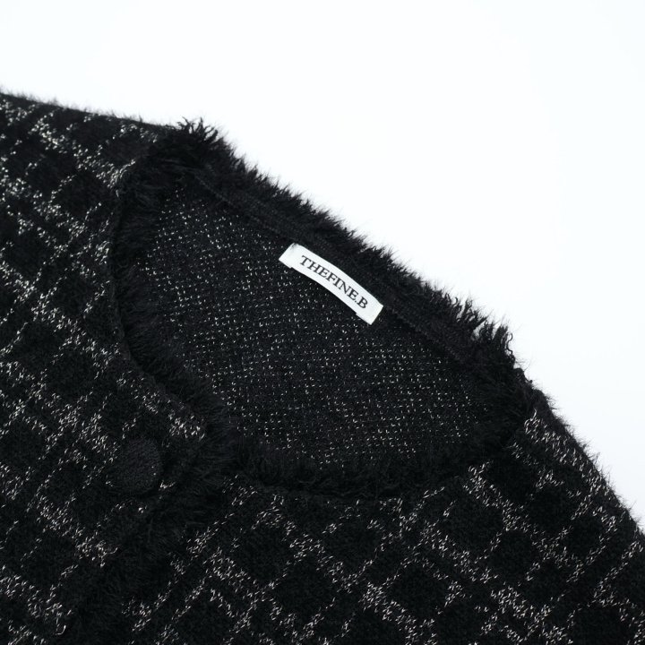 The Fine.b - Korean Women Fashion - #womensfashion - Tweed Knit Jacket - 3