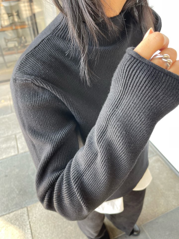 The Fine.b - Korean Women Fashion - #womensfashion - Firm Knit Turtleneck Tee - 11