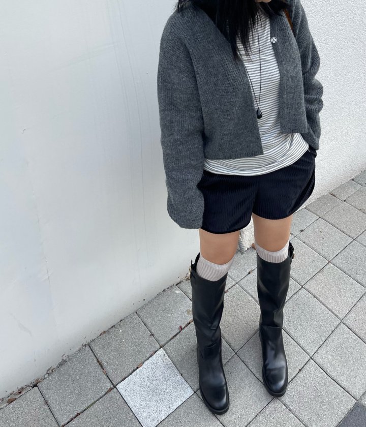 The Fine.b - Korean Women Fashion - #momslook - One Button Knit Cardigan - 4