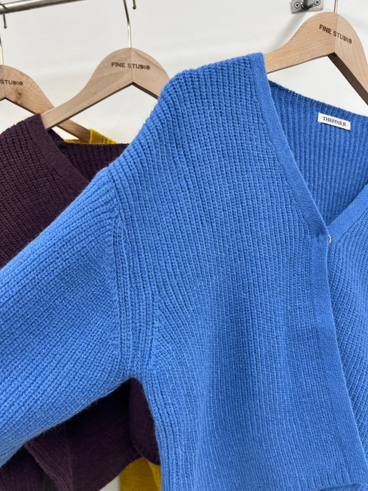 The Fine.b - Korean Women Fashion - #womensfashion - One Button Knit Cardigan - 8
