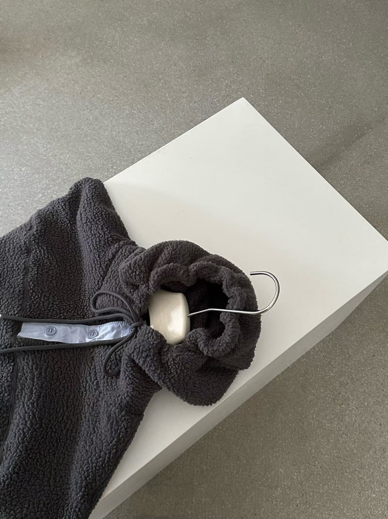 There By - Korean Women Fashion - #momslook - Cornell Fleece Hood - 2