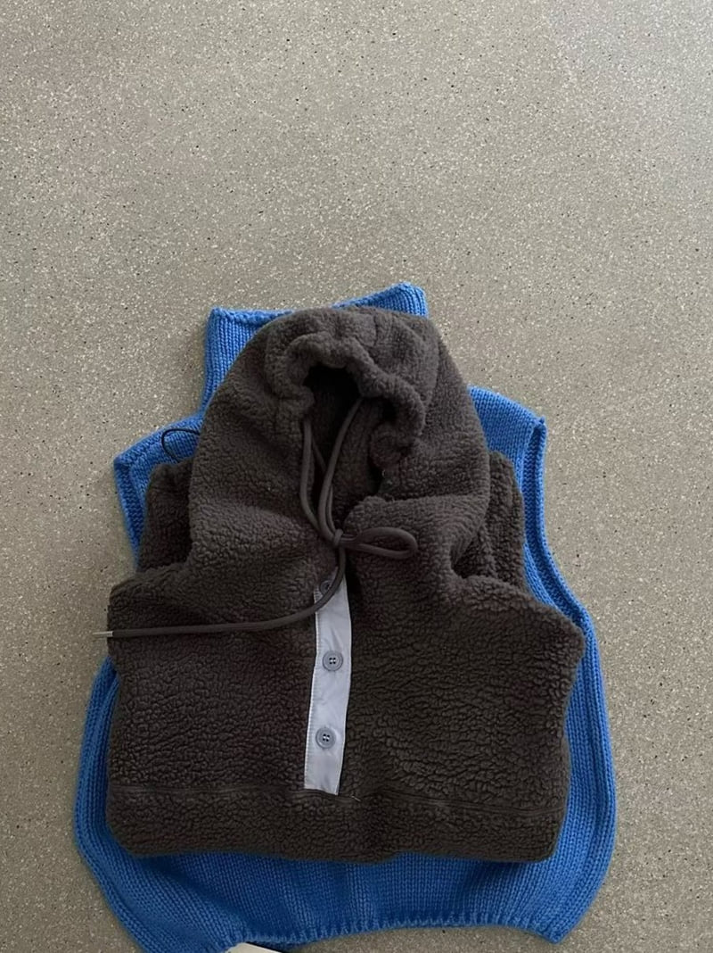 There By - Korean Women Fashion - #womensfashion - Cornell Fleece Hood - 4