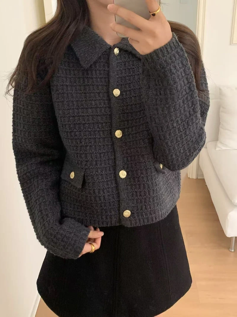 There By - Korean Women Fashion - #womensfashion - Better Knit Jacket - 4