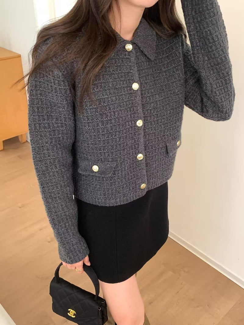 There By - Korean Women Fashion - #momslook - Better Knit Jacket - 6