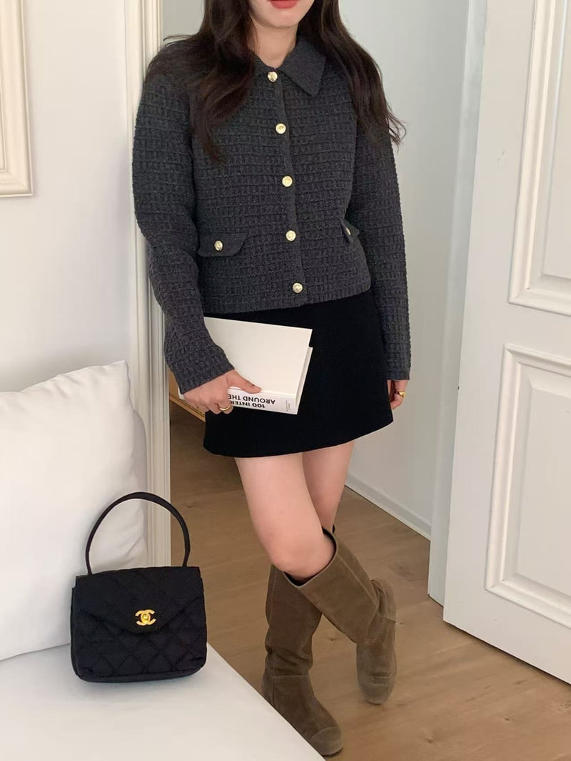 There By - Korean Women Fashion - #momslook - Better Knit Jacket - 8
