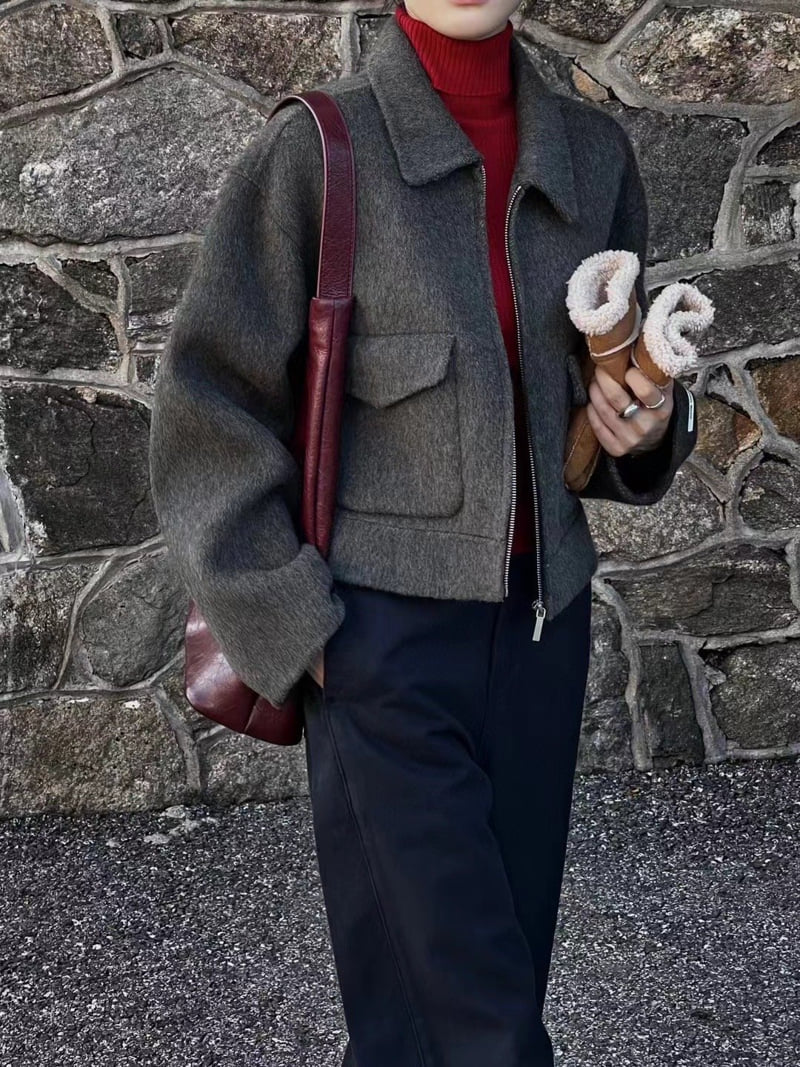 There By - Korean Women Fashion - #momslook - Bring Hand Jacket - 5
