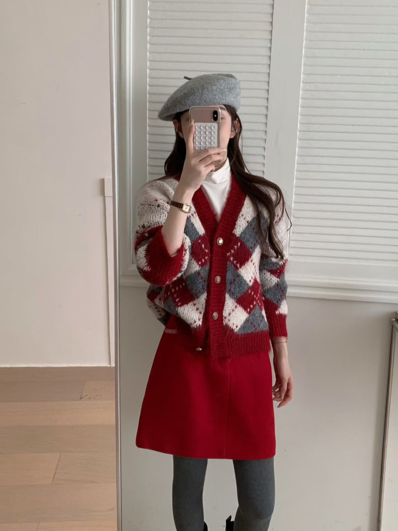 There By - Korean Women Fashion - #momslook - Jay Argyle Cardigan - 11