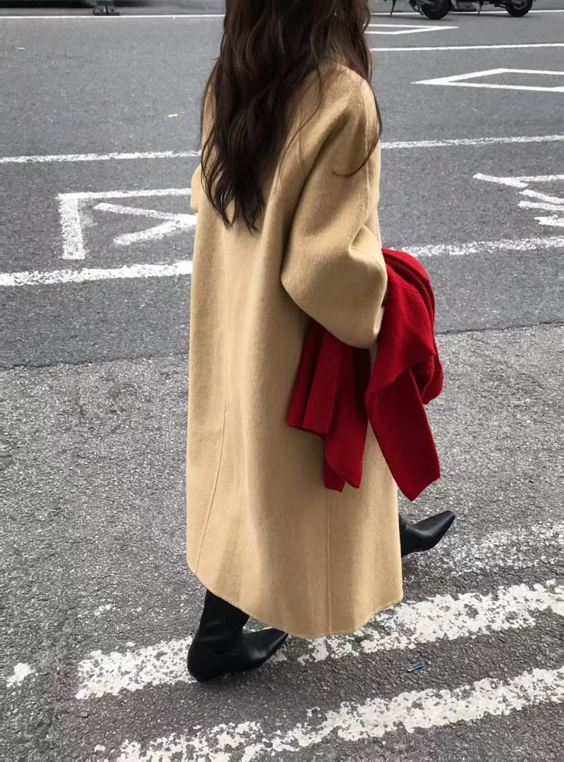 There By - Korean Women Fashion - #thelittlethings - Looming Handmade Coat - 4