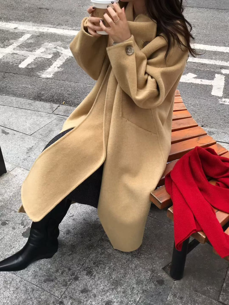 There By - Korean Women Fashion - #momslook - Looming Handmade Coat - 6