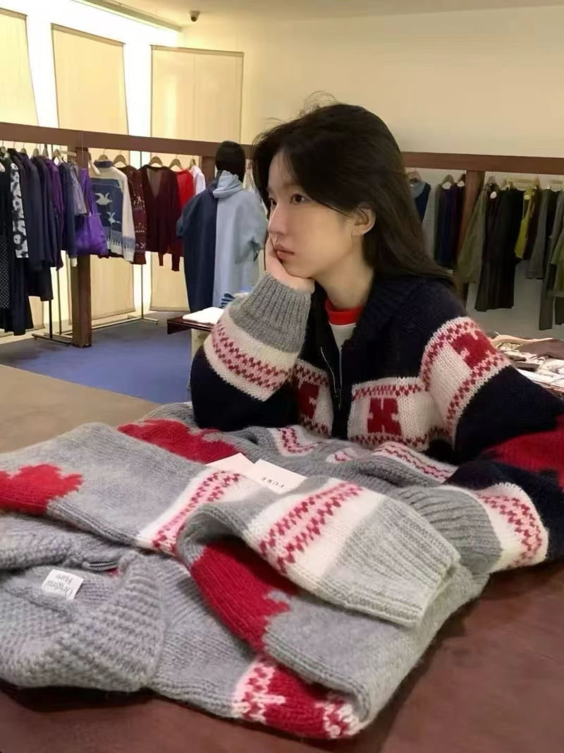 There By - Korean Women Fashion - #vintagekidsstyle - Kent Cardigan - 4