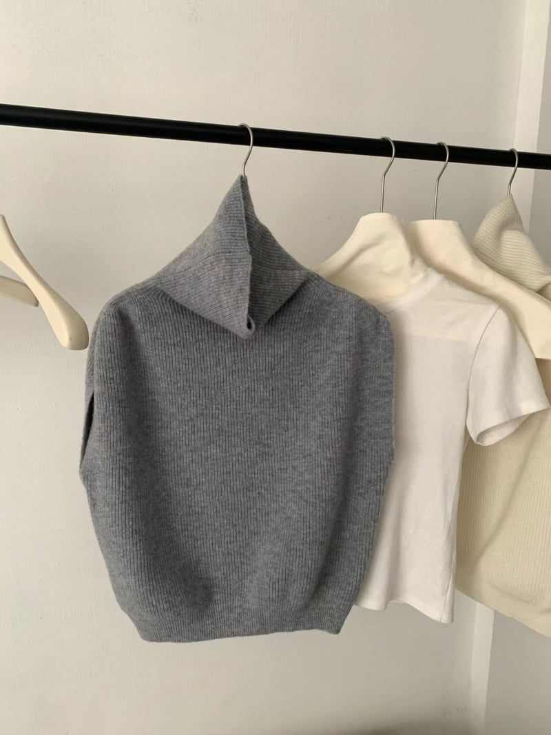 There By - Korean Women Fashion - #pursuepretty - Bis Wool Turtleneck Knit - 2