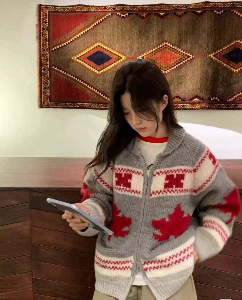 There By - Korean Women Fashion - #restrostyle - Kent Cardigan - 5