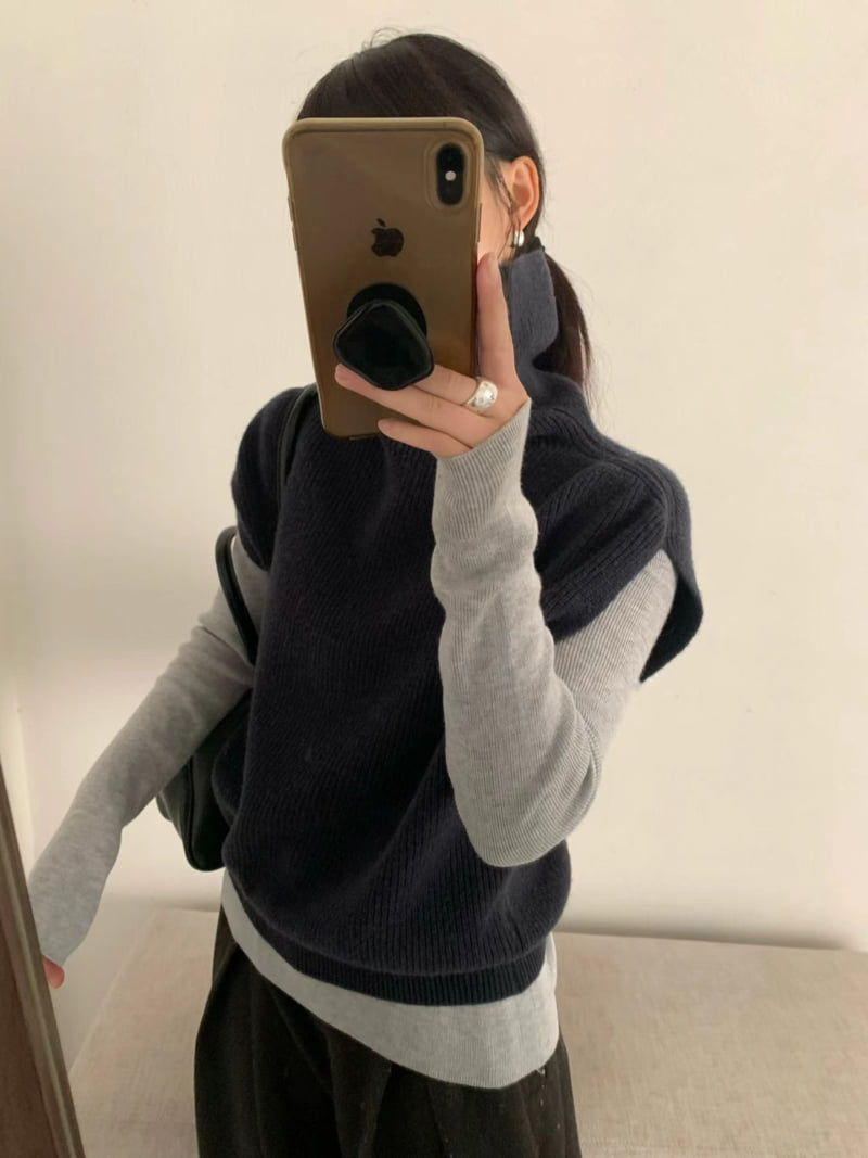 There By - Korean Women Fashion - #shopsmall - Bis Wool Turtleneck Knit - 5