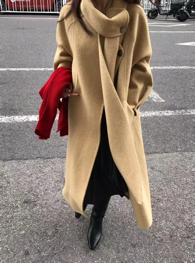 There By - Korean Women Fashion - #shopsmall - Looming Handmade Coat