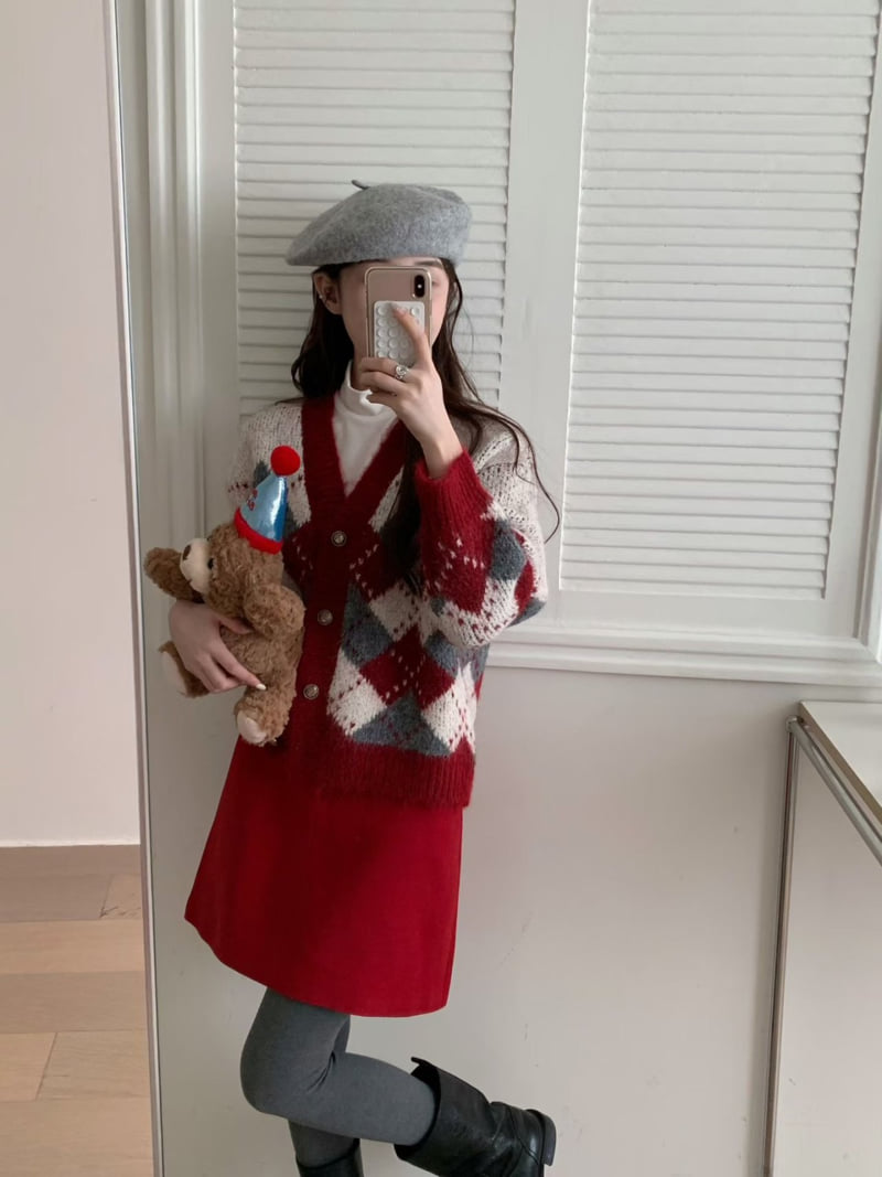 There By - Korean Women Fashion - #thatsdarling - Jay Argyle Cardigan - 9