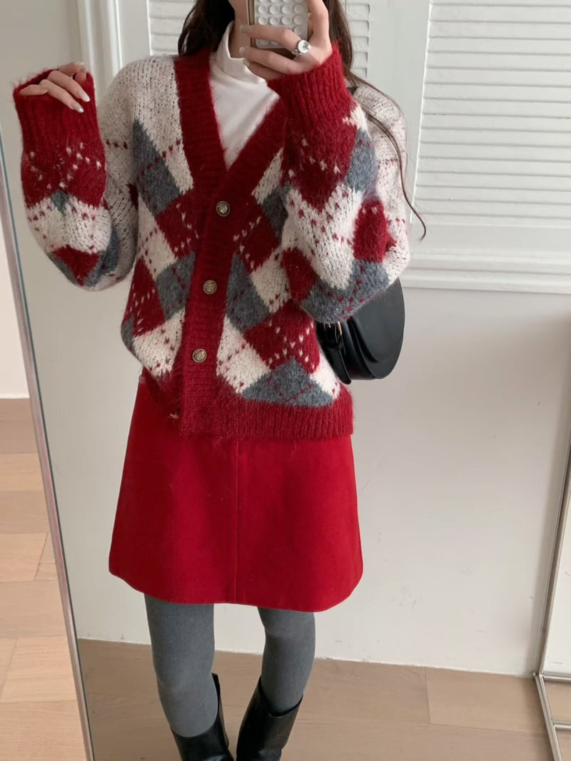 There By - Korean Women Fashion - #thelittlethings - Jay Argyle Cardigan - 10