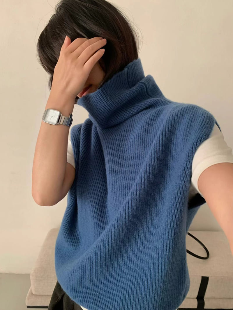 There By - Korean Women Fashion - #thelittlethings - Bis Wool Turtleneck Knit - 7