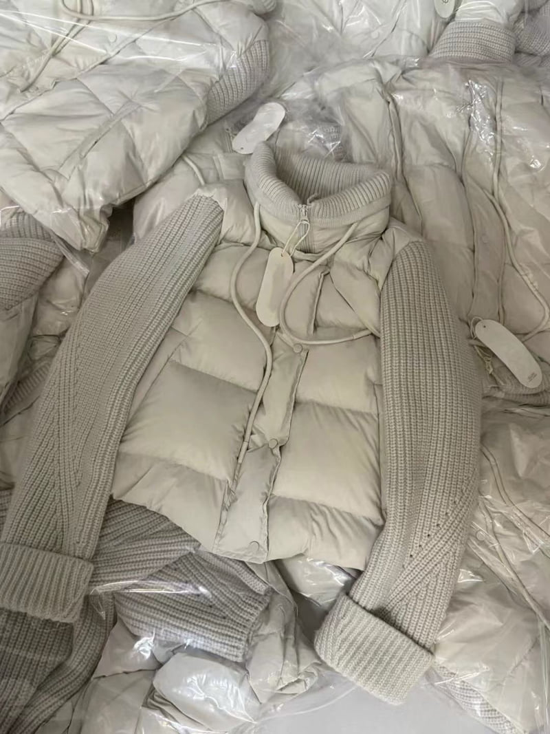 There By - Korean Women Fashion - #womensfashion - Nerf Duck Down Padded Jumper