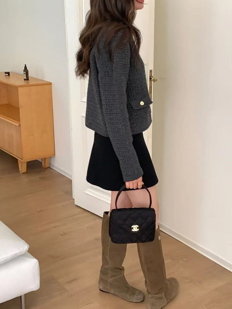 There By - Korean Women Fashion - #womensfashion - Better Knit Jacket - 7