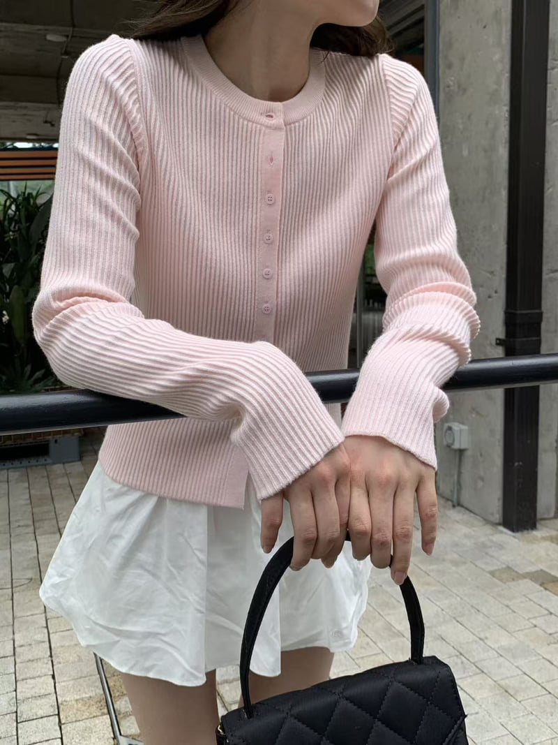 There By - Korean Women Fashion - #womensfashion - Slim Ribbed Knit - 7