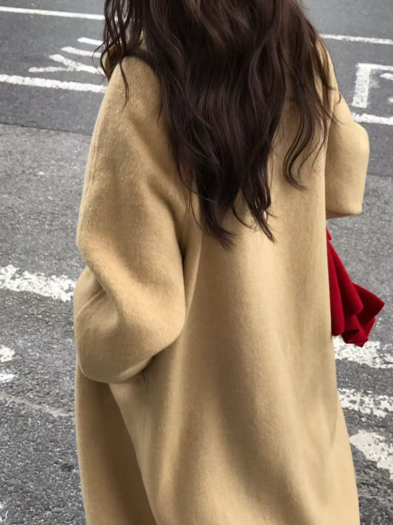 There By - Korean Women Fashion - #womensfashion - Looming Handmade Coat - 5