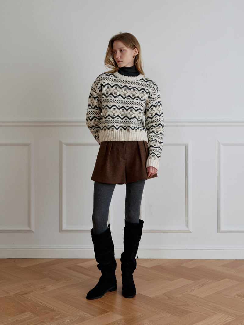 Understanding - Korean Women Fashion - #momslook - Henley Half Pants - 3