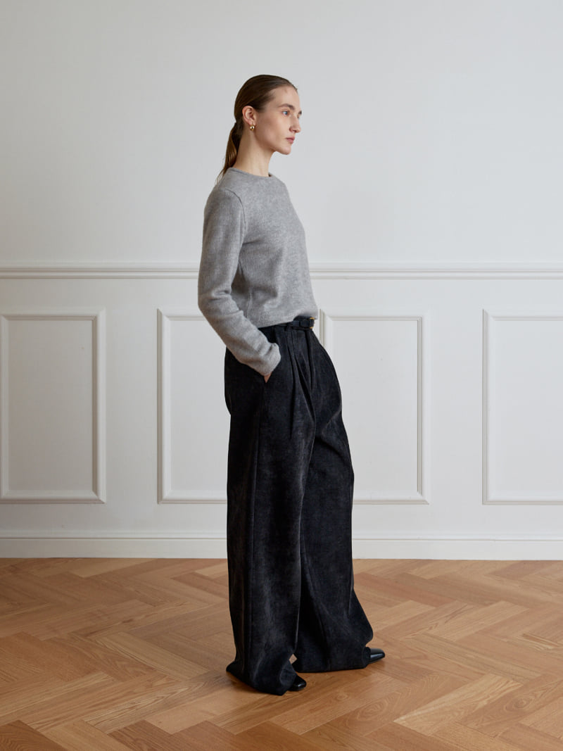 Understanding - Korean Women Fashion - #momslook - Wide Joseph Pants - 5