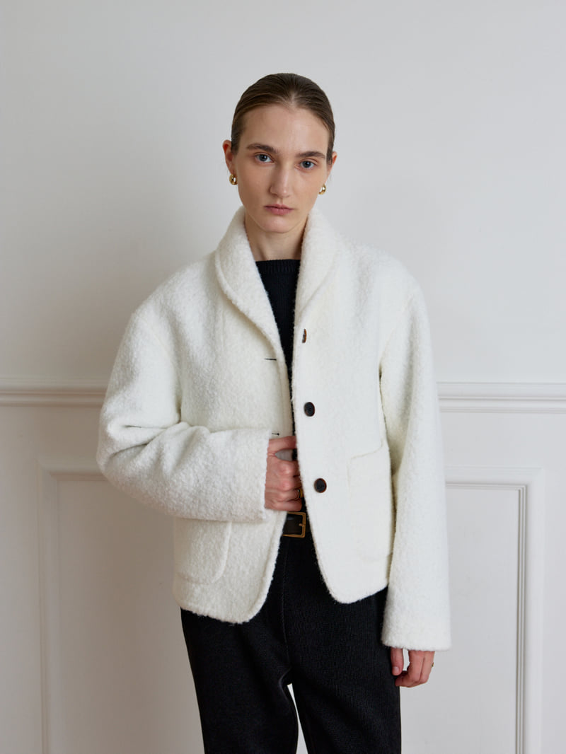 Understanding - Korean Women Fashion - #momslook - Shawl Collar Jacket - 7
