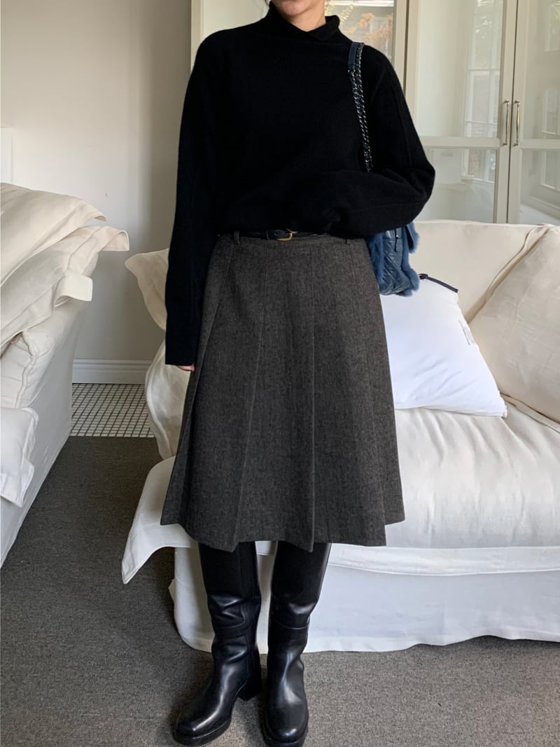 Understanding - Korean Women Fashion - #womensfashion - Holga Two Way Turtleneck Knit - 4