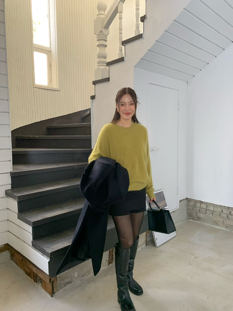 Understanding - Korean Women Fashion - #momslook - Wool Cashmere Holga Knit - 3
