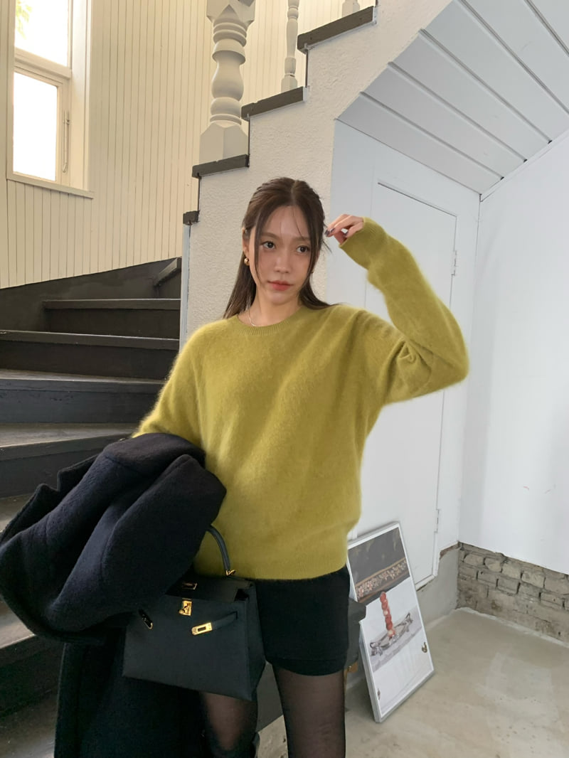 Understanding - Korean Women Fashion - #momslook - Wool Cashmere Holga Knit - 5