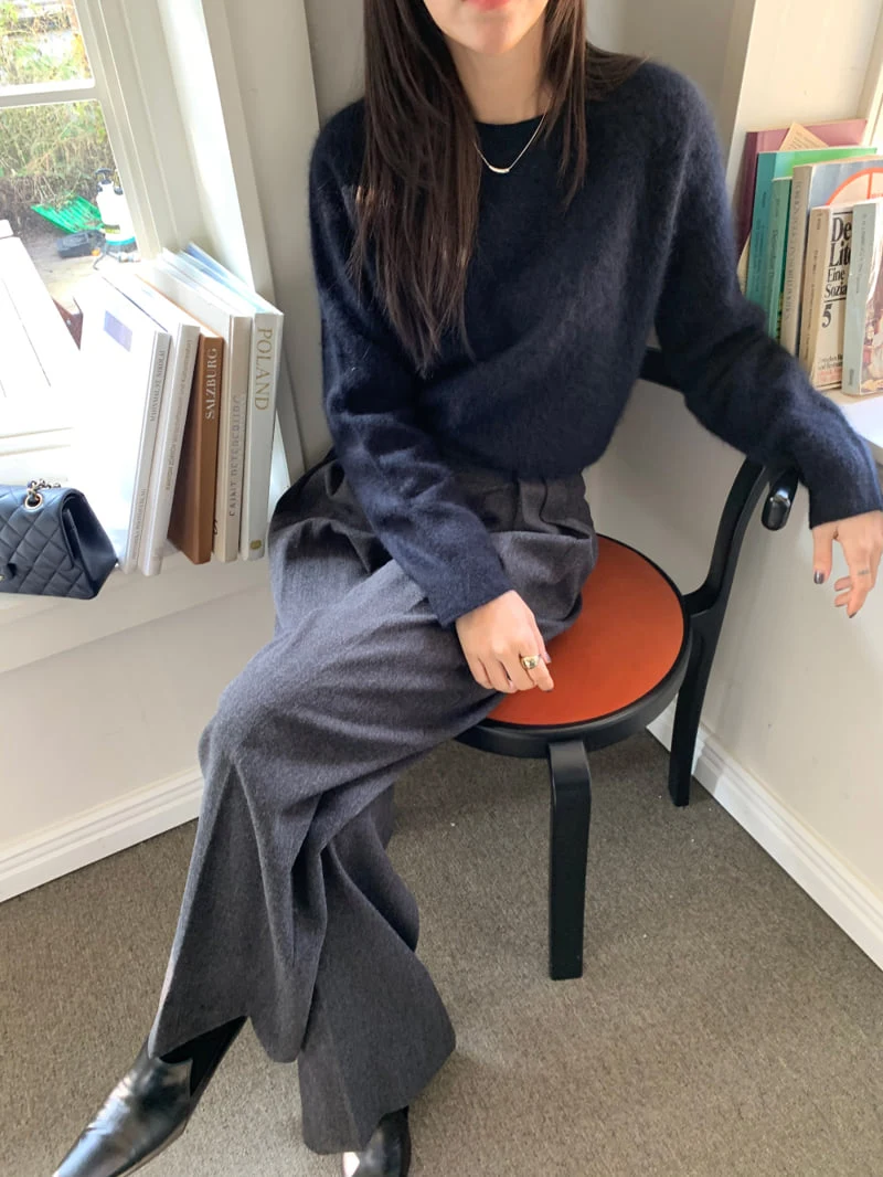 Understanding - Korean Women Fashion - #momslook - Wool Cashmere Holga Knit - 7