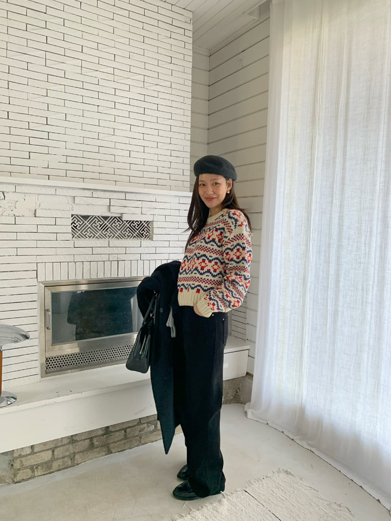 Understanding - Korean Women Fashion - #momslook - Twill Velvet Pants - 2