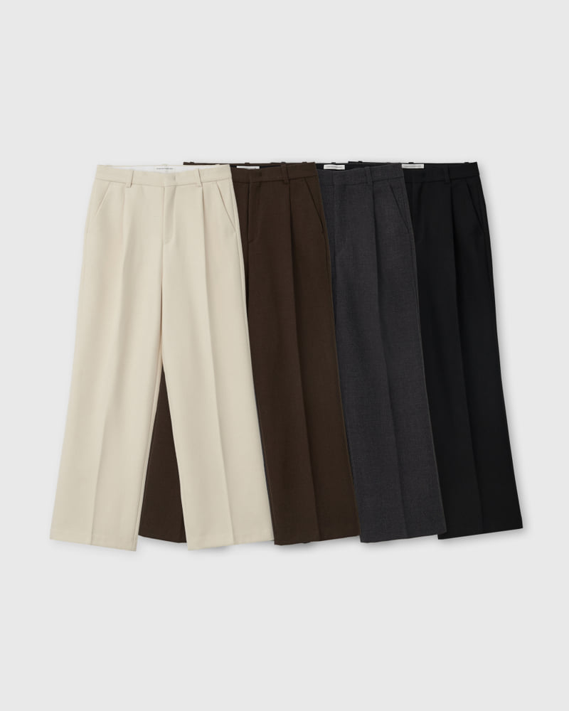 Understanding - Korean Women Fashion - #momslook - Snow One Tuck Pants