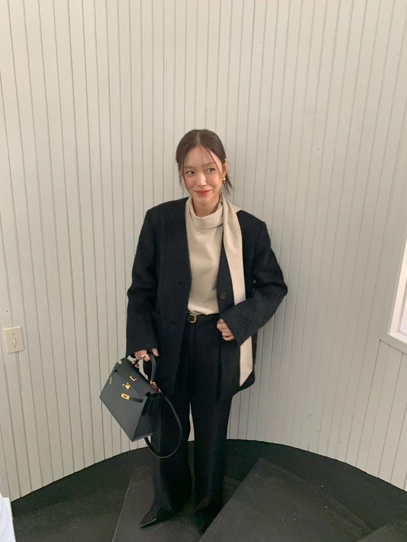 Understanding - Korean Women Fashion - #womensfashion - Winter Tie Blouse - 4