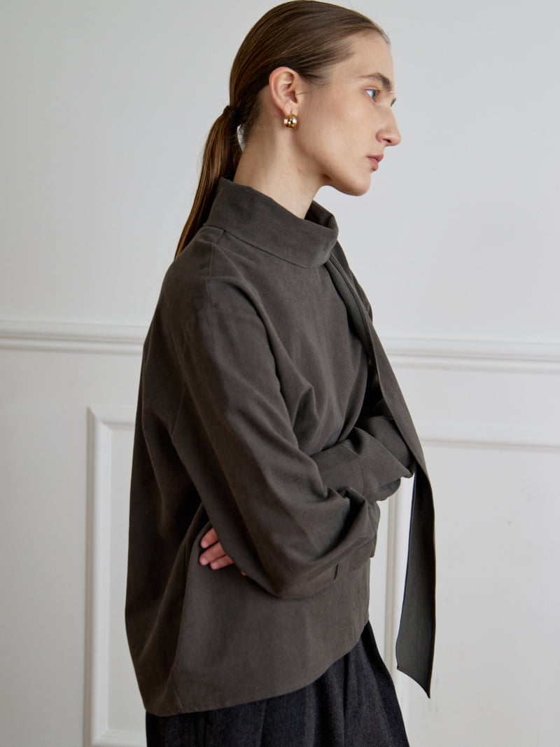 Understanding - Korean Women Fashion - #momslook - Winter Tie Blouse - 8