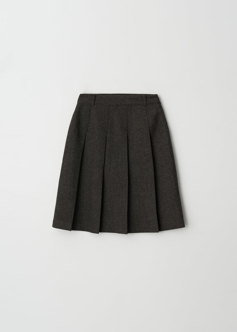Understanding - Korean Women Fashion - #momslook - Wool Pleated Skirt