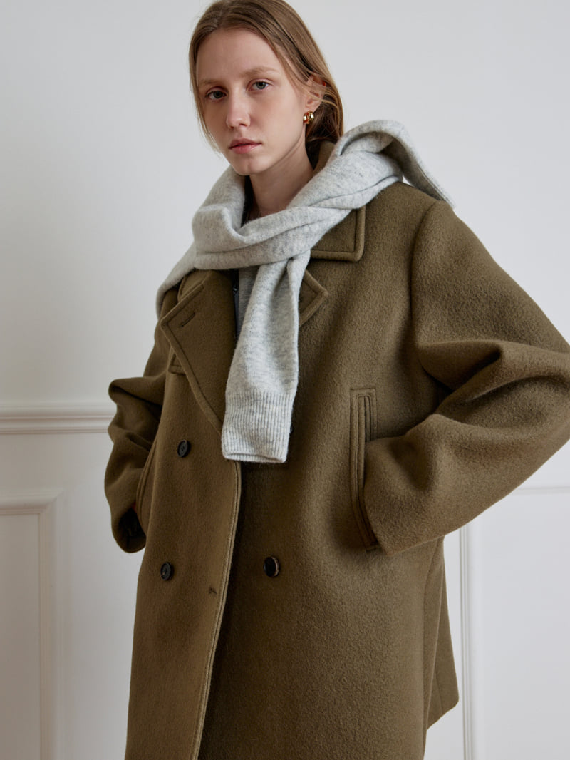Understanding - Korean Women Fashion - #momslook - G-Bling Pea Coat - 10